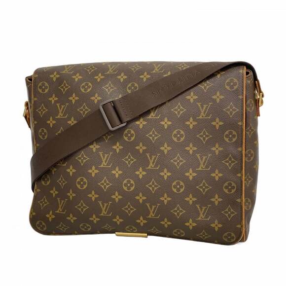 Louis Vuitton Monogram Abbesses Shoulder Bag M45257 Brown Men's